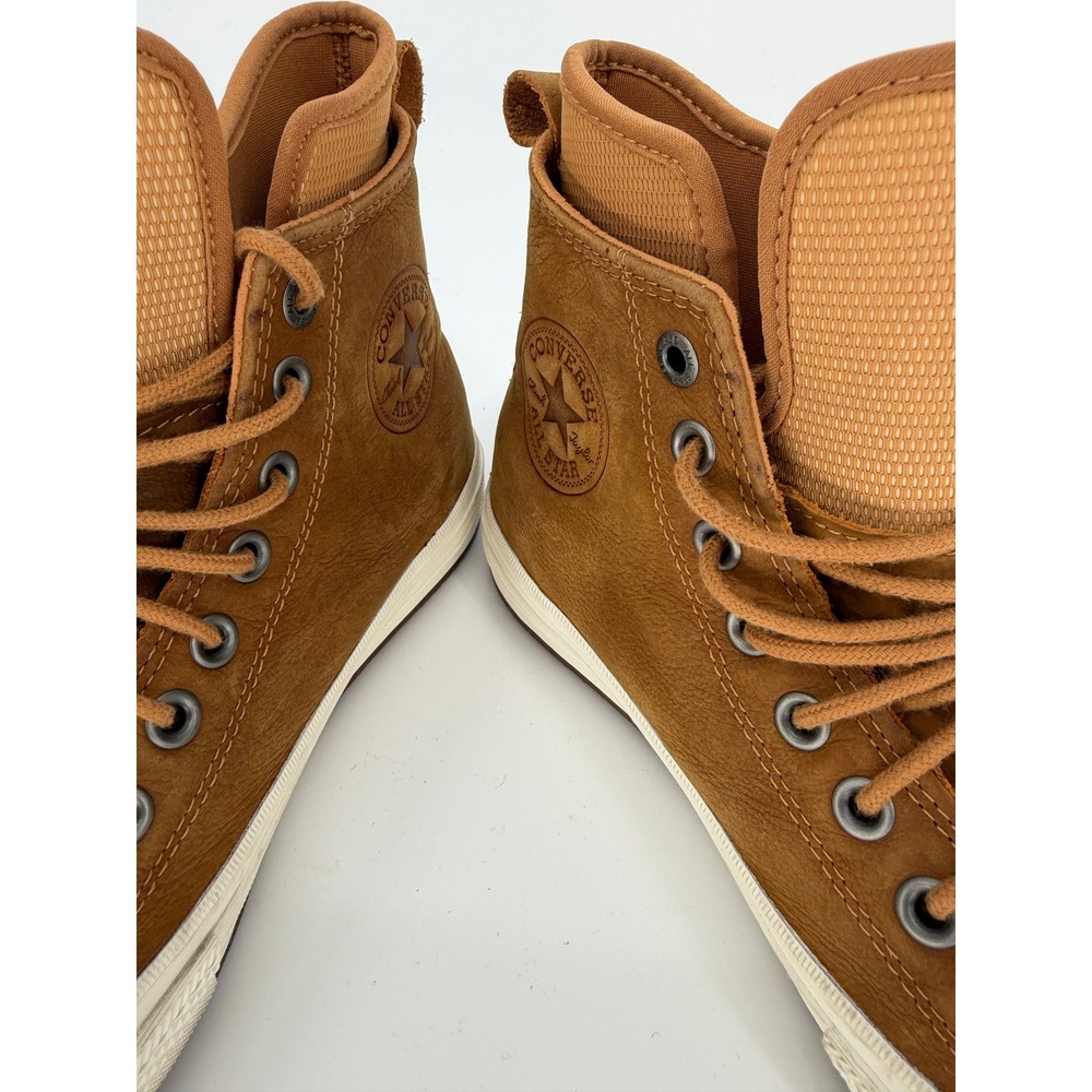 Converse Chuck Taylor All Star Leather High Top Boots Ginger Brown 157461C - Picture 3 of 15